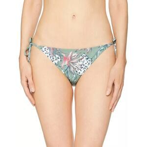Roxy Women's Little Bandits Tie Side Surfer Bikini Bottom sz L
